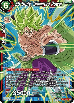 SS Broly, Unlimited Power BT11-014 card