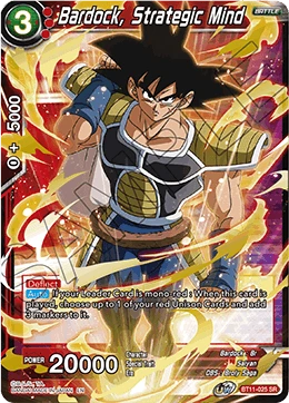 Bardock, Strategic Mind BT11-025 card