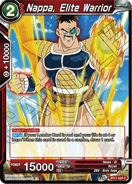 Nappa, Elite Warrior BT11-026 card