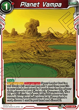 Planet Vampa BT11-028 card