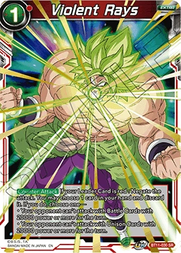 Violent Rays BT11-030 card