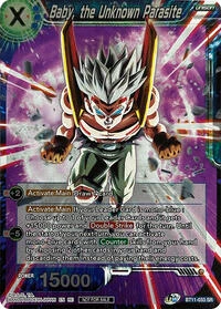 Baby, the Unknown Parasite BT11-033 Dragon Ball Masters card, Event