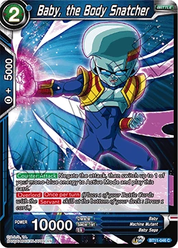 Baby, the Body Snatcher BT11-046 Dragon Ball Masters card