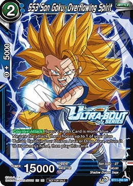 SS3 Son Goku, Overflowing Spirit BT11-050_PR card