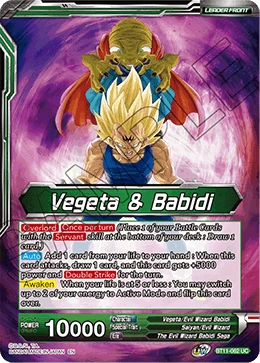 Vegeta & Babidi BT11-062 card