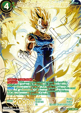 Prince of Destruction Vegeta, Prideful Warrior BT11-066_SPR card