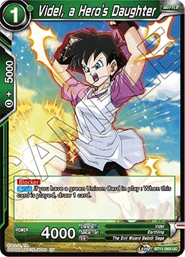 Videl, a Hero's Daughter BT11-069 card