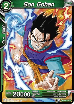 Son Gohan BT11-076 card