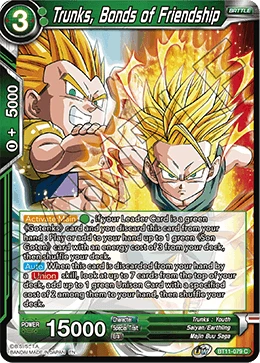Trunks, Bonds of Friendship BT11-079 card