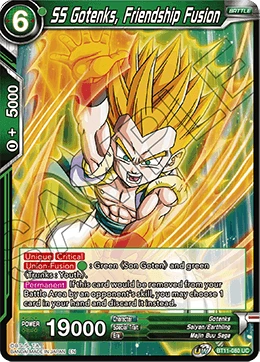 SS Gotenks, Friendship Fusion BT11-080 card
