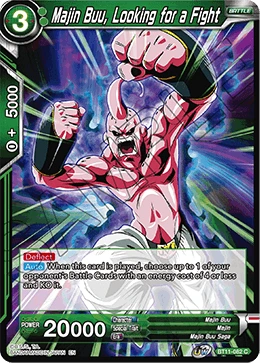 Majin Buu, Looking for a Fight BT11-082 card
