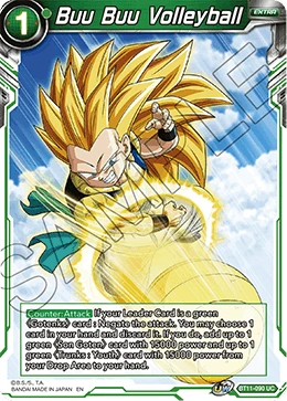 Buu Buu Volleyball BT11-090 card