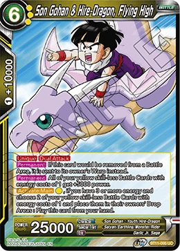 Son Gohan & Hire-Dragon, Flying High BT11-095 card