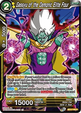 Gassyu of the Demonic Elite Four BT11-106 card