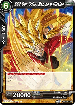 SS3 Son Goku, Man on a Mission BT11-127 card