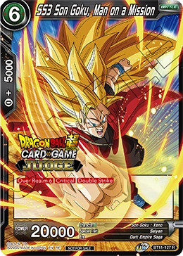 SS3 Son Goku, Man on a Mission BT11-127_PR card