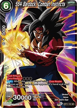 SS4 Bardock, Combat Instincts BT11-131 card