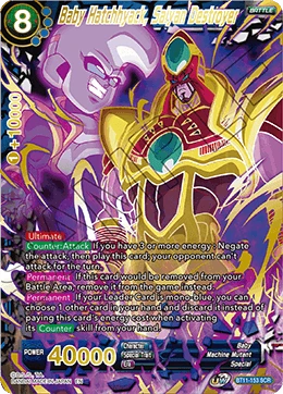 Baby Hatchhyack, Saiyan Destroyer BT11-153 card