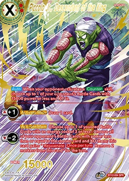 Piccolo Jr., Descendant of the King BT12-004_SPR card