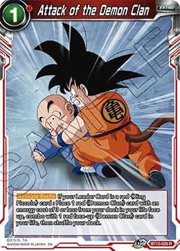 Attack of the Demon Clan BT12-025 card