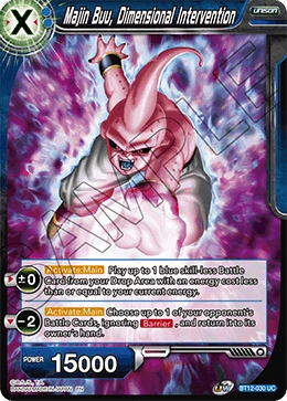 Majin Buu, Dimensional Intervention BT12-030 card