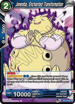 Janemba, Enchanted Transformation BT12-048 card