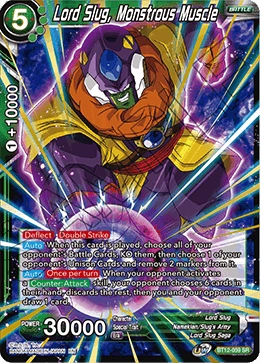 Lord Slug, Monstrous Muscle BT12-059 Dragon Ball Masters card