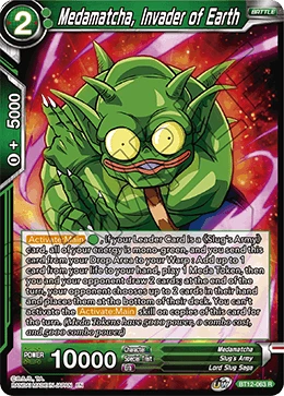 Medamatcha, Invader of Earth BT12-063 card