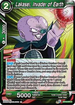 Lakasei, Invader of Earth BT12-075 card