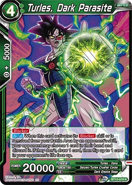 Turles, Dark Parasite BT12-079 card