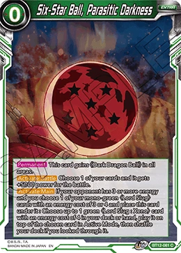 Six-Star Ball, Parasitic Darkness BT12-081 card