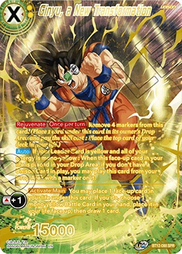 Ginyu, a New Transformation BT12-088_SPR card