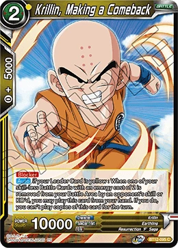 Krillin, Making a Comeback BT12-095 Dragon Ball Masters card, Promo