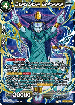Oceanus Shenron, the Anemancer BT12-113 card