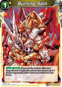 Burning Spin BT12-119 Dragon Ball Masters card, Promo