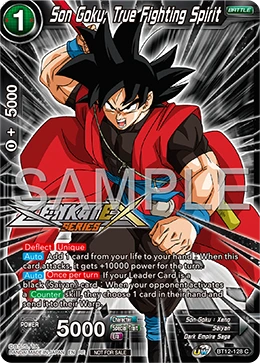 Son Goku, True Fighting Spirit BT12-128_PR03 card