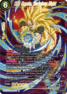 SS3 Gogeta, Marvelous Might BT12-136_SPR card