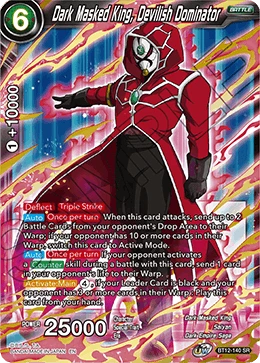 Dark Masked King, Devilish Dominator BT12-140 card