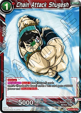 Chain Attack Shugesh BT13-008 card