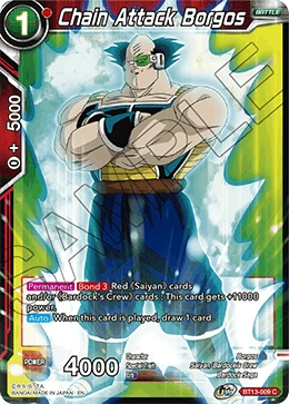 Chain Attack Borgos BT13-009 card