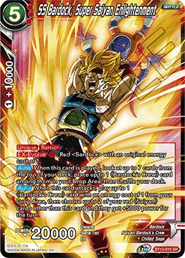 SS Bardock, Super Saiyan Enlightenment BT13-010 card