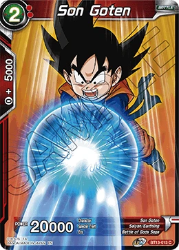 Son Goten BT13-013 card