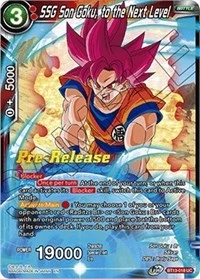 SSG Son Goku, to the Next Level BT13-018_PR card