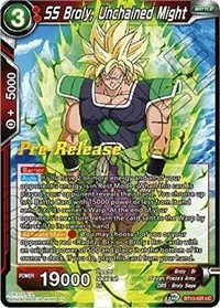 SS Broly, Unchained Might BT13-025 Dragon Ball Masters card, Promo