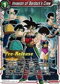 Invasion of Bardock's Crew BT13-027 Dragon Ball Masters card, Promo