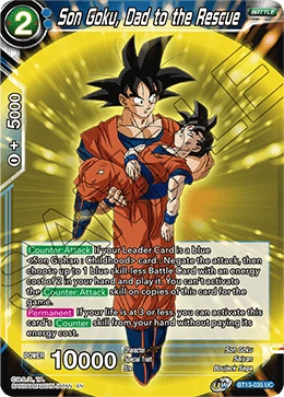 Son Goku, Dad to the Rescue BT13-035 card
