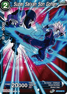 Super Saiyan Son Gohan BT13-037 card