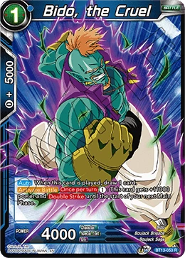 Bido, the Cruel BT13-053 card