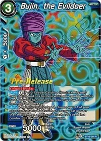 Bujin, the Evildoer BT13-054 Dragon Ball Masters card, Promo