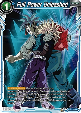 Full Power Unleashed BT13-058 Dragon Ball Masters card